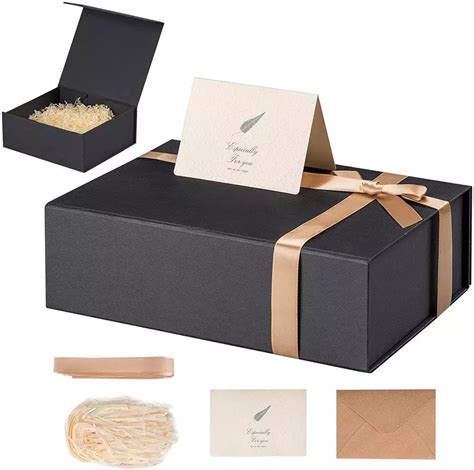 gift box and shredded paper